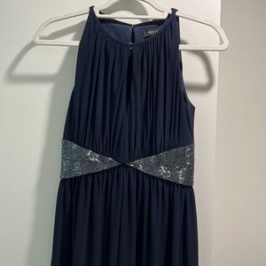 White House black market navy cocktail dress size “0”